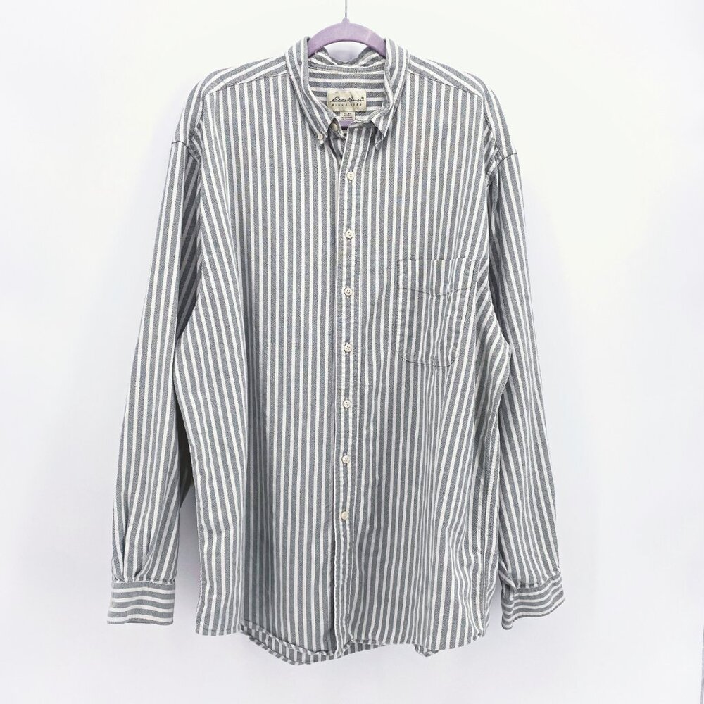 Eddie Bauer Vintage Stripe Button Down Shirt